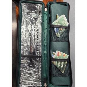 Wine tote Bag with Cooler Compartment Picnic Set For 2